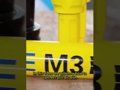 Mũi khoan lỗ nổ áp suất cao 150mm 200mm Mũi khoan nút búa DTH cho giàn khoan lõi